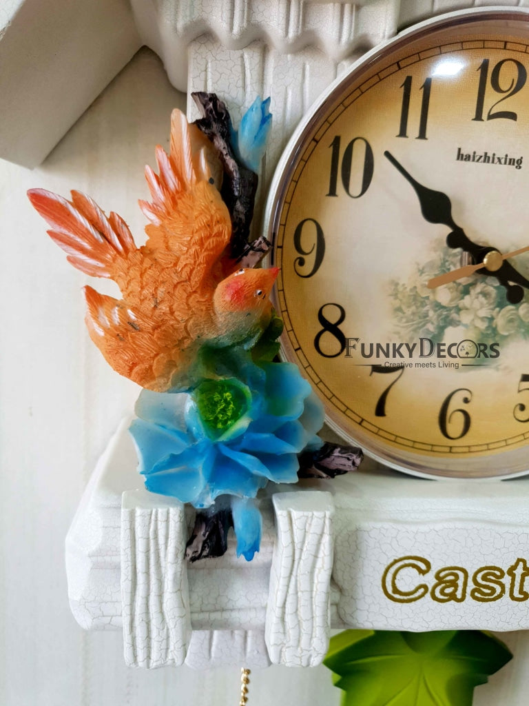 Funkytradition Hanging Cuckoo Wall Clock For Home Office Decor And Gifts 70 Cm Tall- Funkydecors
