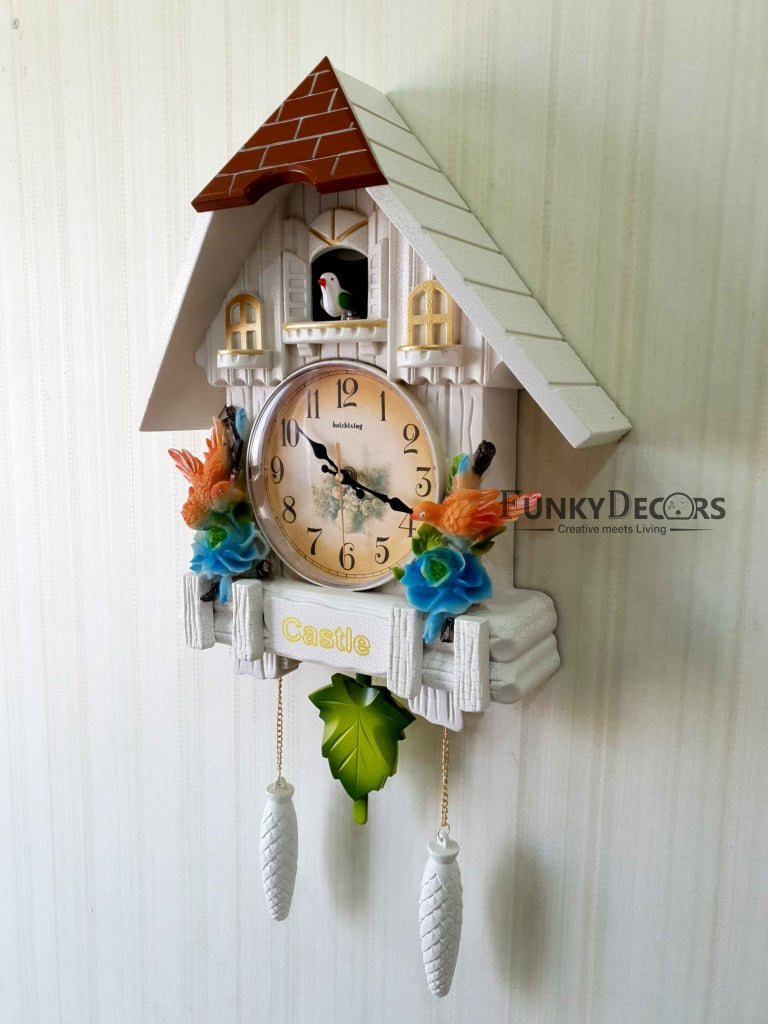 Funkytradition Hanging Cuckoo Wall Clock For Home Office Decor And Gifts 70 Cm Tall- Funkydecors