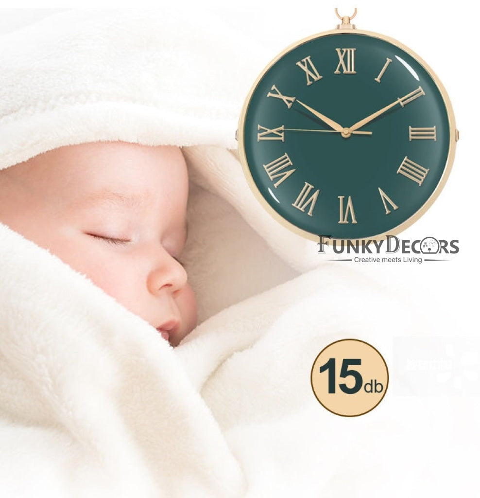 FunkyDecors Luxury Look Deer Golden Green Round Wall Hanging Double Sided 2 Faces Retro Station