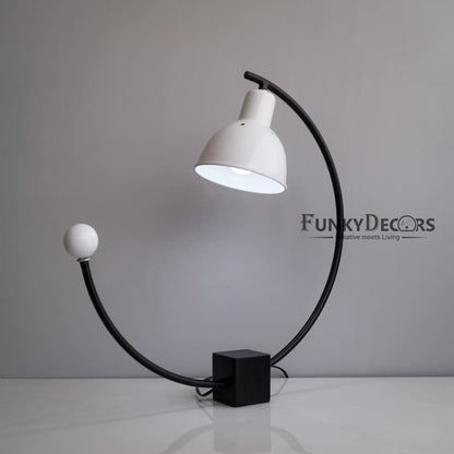 Funkytradition Metal Minimal Monochrome Hued Pattern Table Lamp