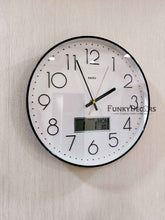 Load image into Gallery viewer, Funkytradition Multicolor Analogue With Digital Date And Time Wall Clock Watch Decor For Home Office
