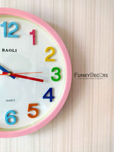 Load image into Gallery viewer, Funkytradition Rainbow Color Wall Clock Watch Decor For Home Office And Gifts 35 Cm Tall Clocks
