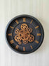 FunkyDecors The Timeless Wheel Of Age Moving Gear Wall Clock Chronograph Working Watch 42 Cm Tall