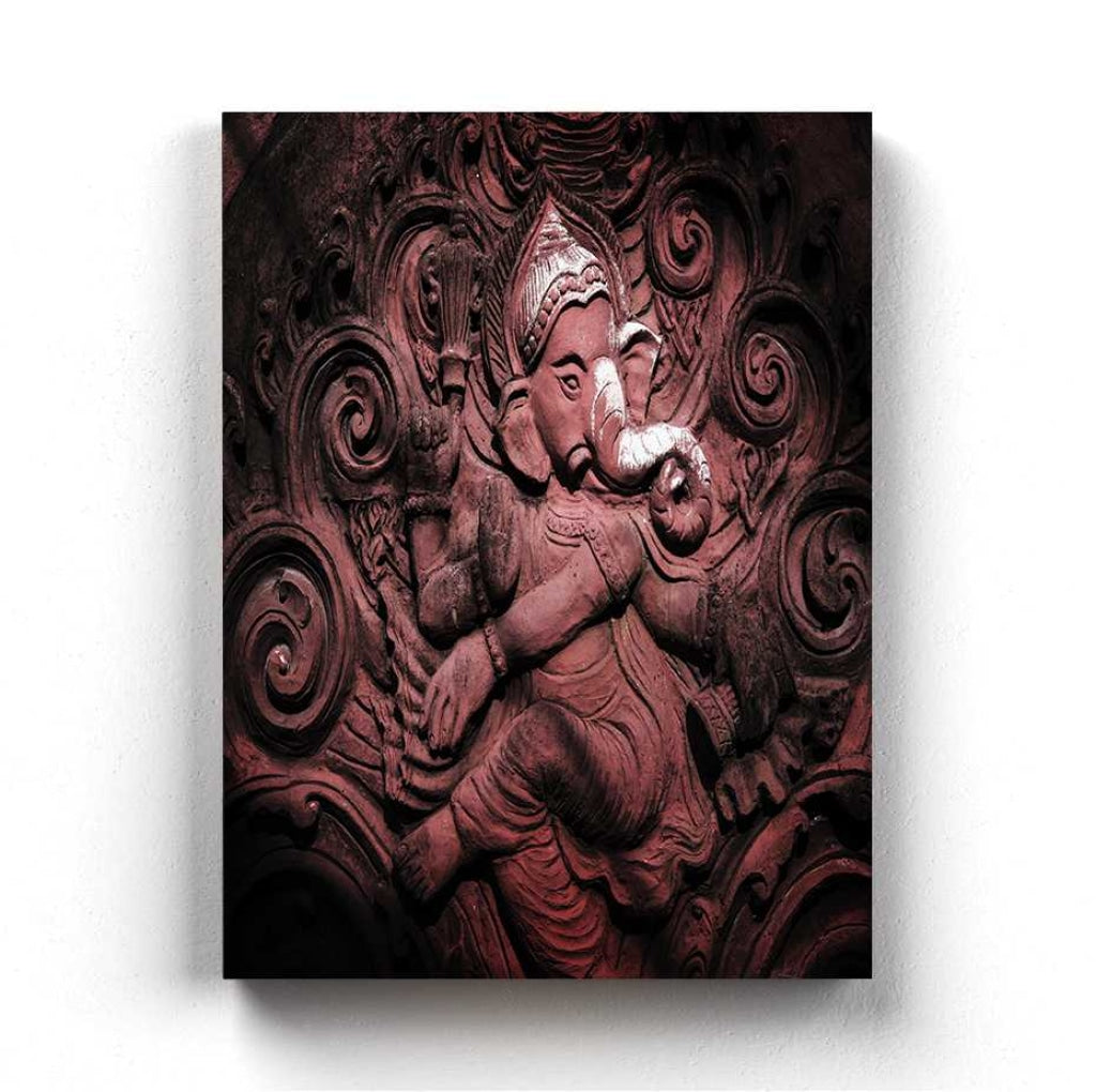 Ganesha - Spiritual Art Frame For Wall Decor- Funkydecors Xs / Canvas Posters Prints & Visual