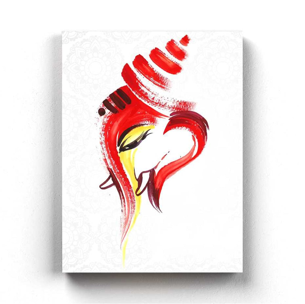 Ganesha - Spiritual Art Frame For Wall Decor- Funkydecors Xs / Canvas Posters Prints &amp; Visual