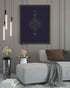 Geometric Astrological Art Frame For Wall Decor- Funkydecors Xs / Black Posters Prints & Visual