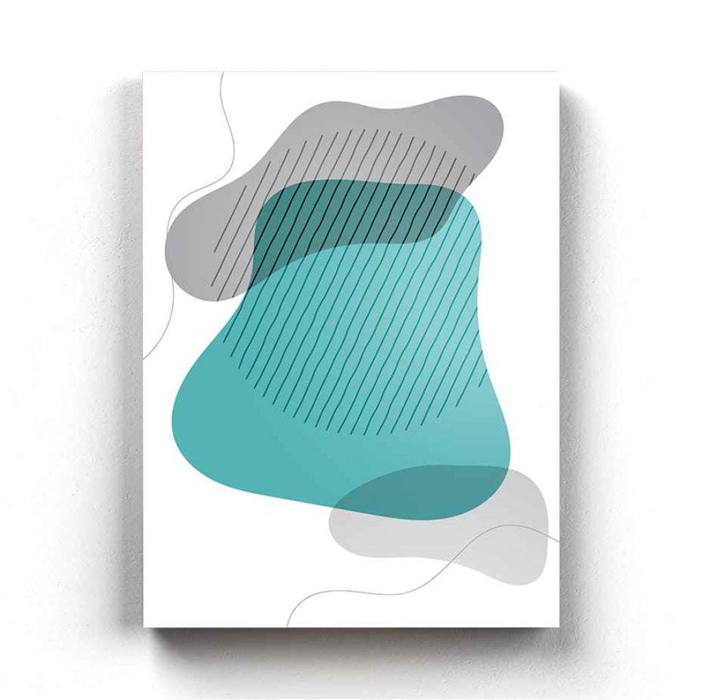 Geometric Overlay Patterns Art Frame For Wall Decor- Funkydecors Xs / Canvas Posters Prints &amp; Visual