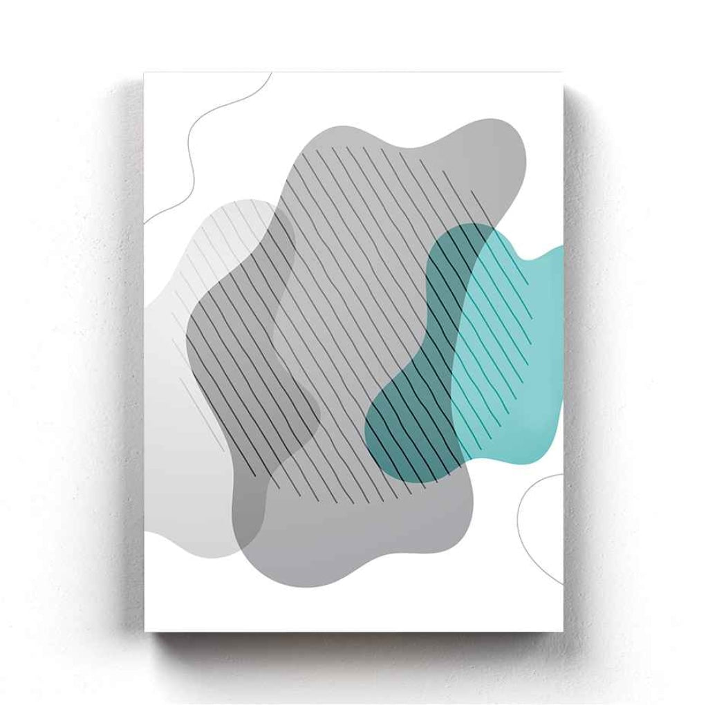 Geometric Overlay Patterns Art Frame For Wall Decor- Funkydecors Xs / Canvas Posters Prints & Visual