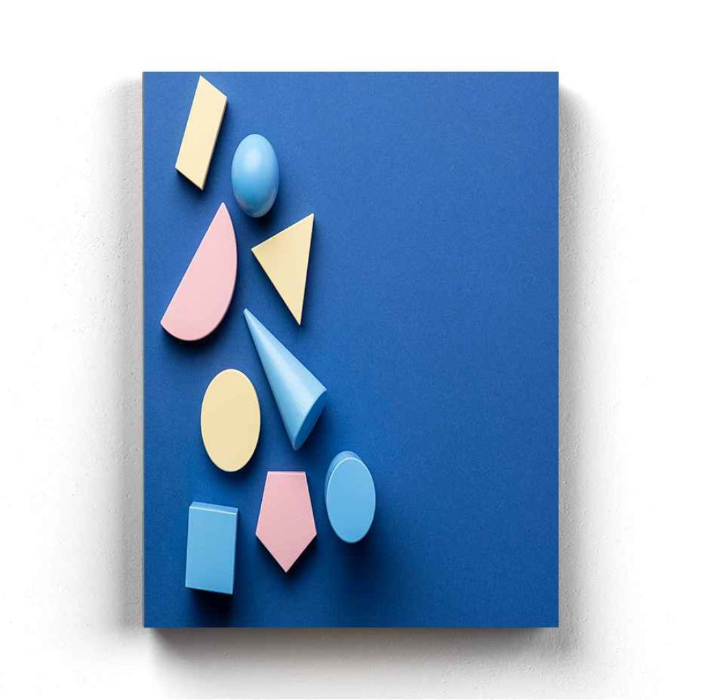 Geometric Shape Variation Art Frame For Wall Decor- Funkydecors Xs / Canvas Posters Prints &amp; Visual
