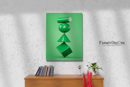 Geometric Solid Shape Art Frame For Wall Decor- Funkydecors Posters Prints & Visual Artwork