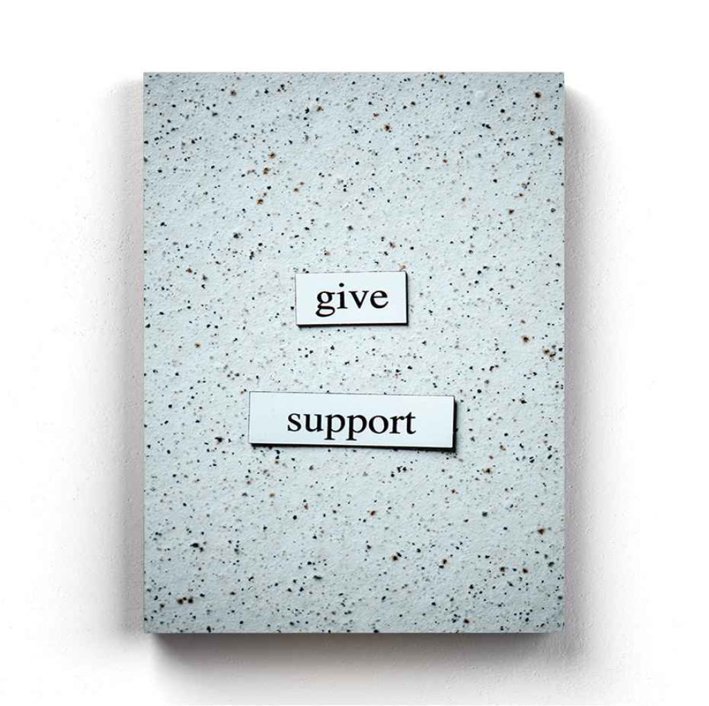 Give Support - Quotes Art Frame For Wall Decor- Funkydecors Xs / Canvas Posters Prints & Visual