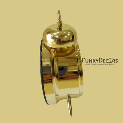 Golden Royal Retro Style Alarm Kids Room Table Clock-Funkydecors Clocks