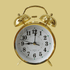 Golden Royal Retro Style Alarm Kids Room Table Clock-Funkydecors Clocks