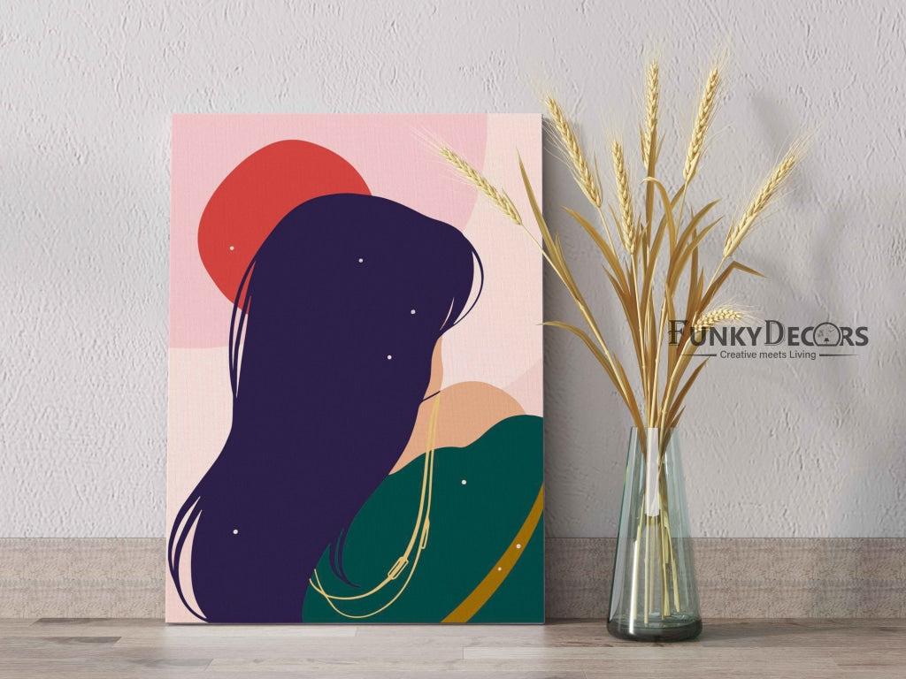 Good Hair Day Portrait Art Frame For Wall Decor- Funkydecors Posters Prints & Visual Artwork