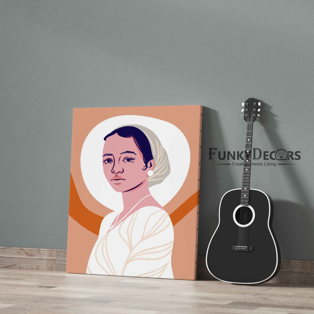 Gracious Women Portrait Art Frame For Wall Decor- Funkydecors Posters Prints & Visual Artwork
