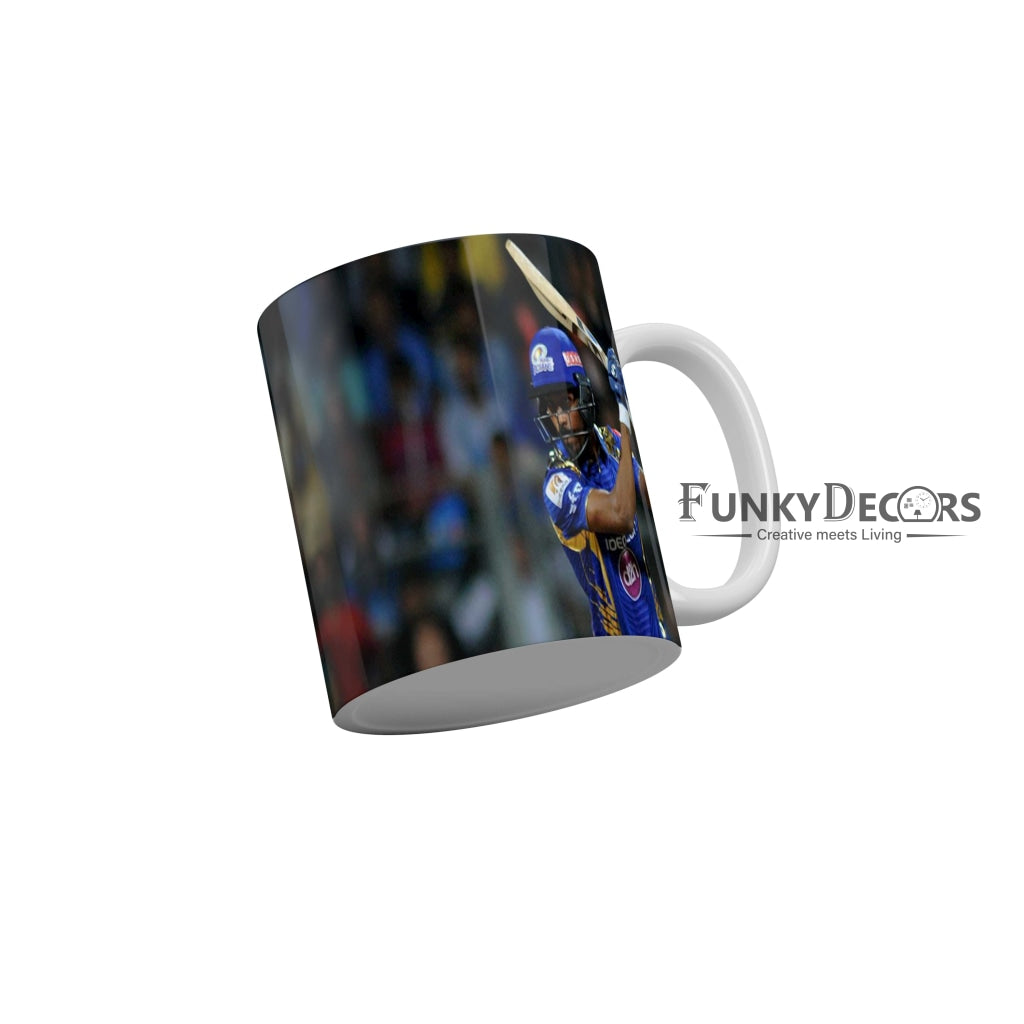 Hardik pandya Mumbai Indians Coffee Ceramic Mug 350 ML-FunkyDecors