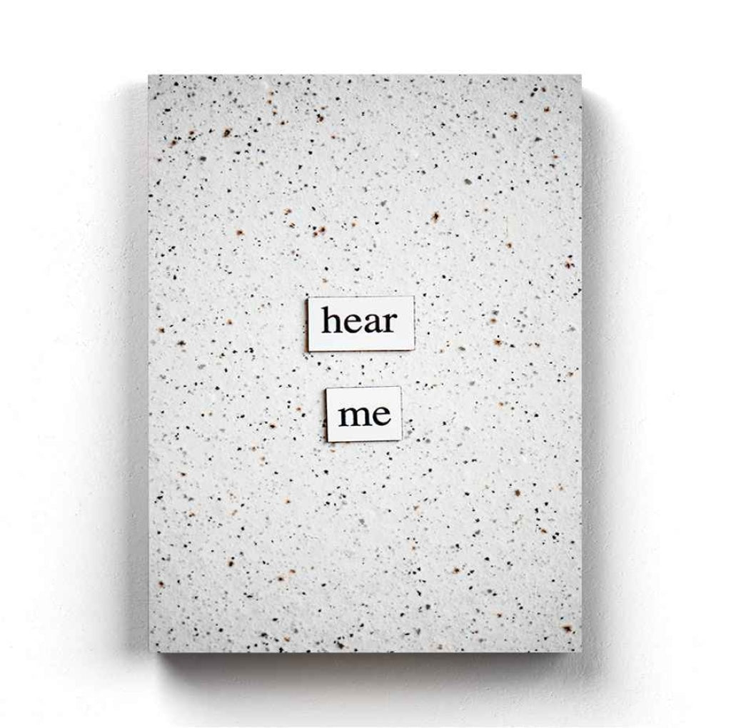 Hear Me - Quotes Art Frame For Wall Decor- Funkydecors Xs / Canvas Posters Prints & Visual Artwork