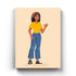 Hey Little Girl Portrait Art Frame For Wall Decor- Funkydecors Xs / Canvas Posters Prints & Visual