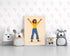 Hey Little Girl Portrait Art Frame For Wall Decor- Funkydecors Xs / White Posters Prints & Visual