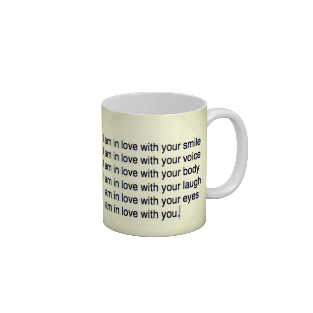 I am In Love With Your Smile Coffee Mug 350 ml-FunkyDecors