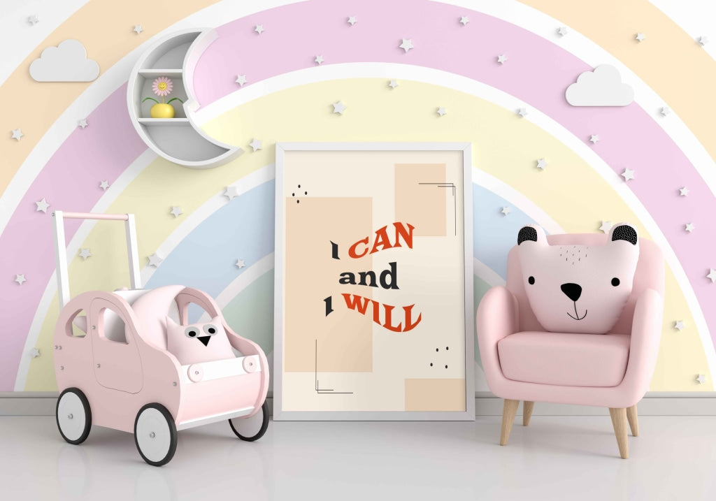 I Can And Will - Inspirational Quotes Art Frame For Wall Decor- Funkydecors Xs / White Posters