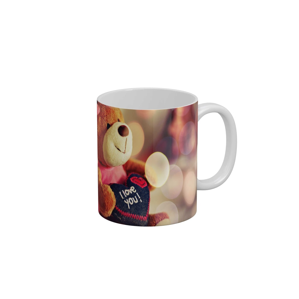 I Love Cute Teddy Coffee Mug 350 ml-FunkyDecors