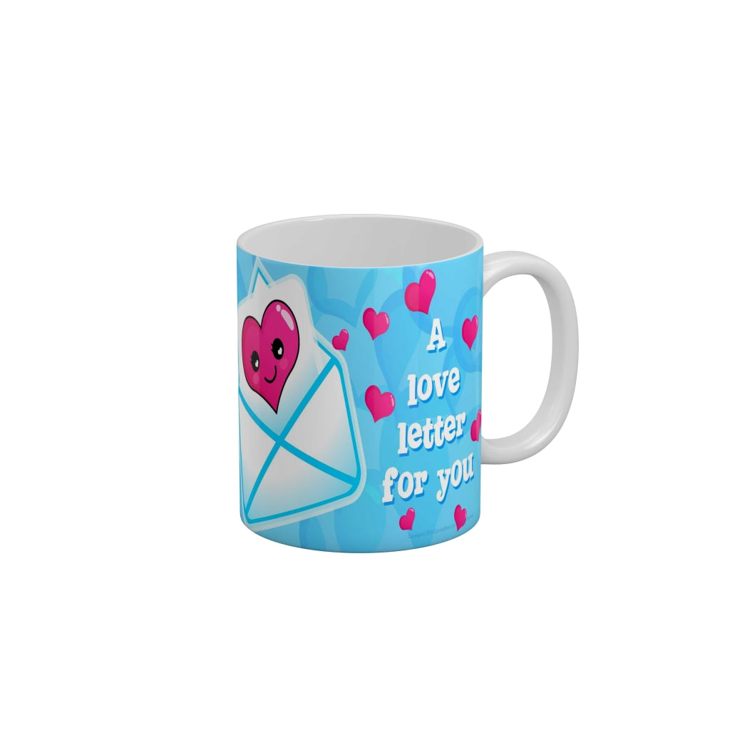 I love letter for you Coffee Ceramic Mug 350 ML-FunkyDecors