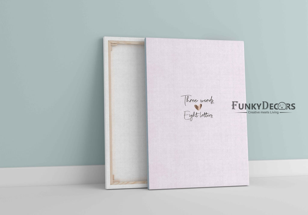 I Love You - Quotes Art Frame For Wall Decor- Funkydecors Posters Prints &amp; Visual Artwork