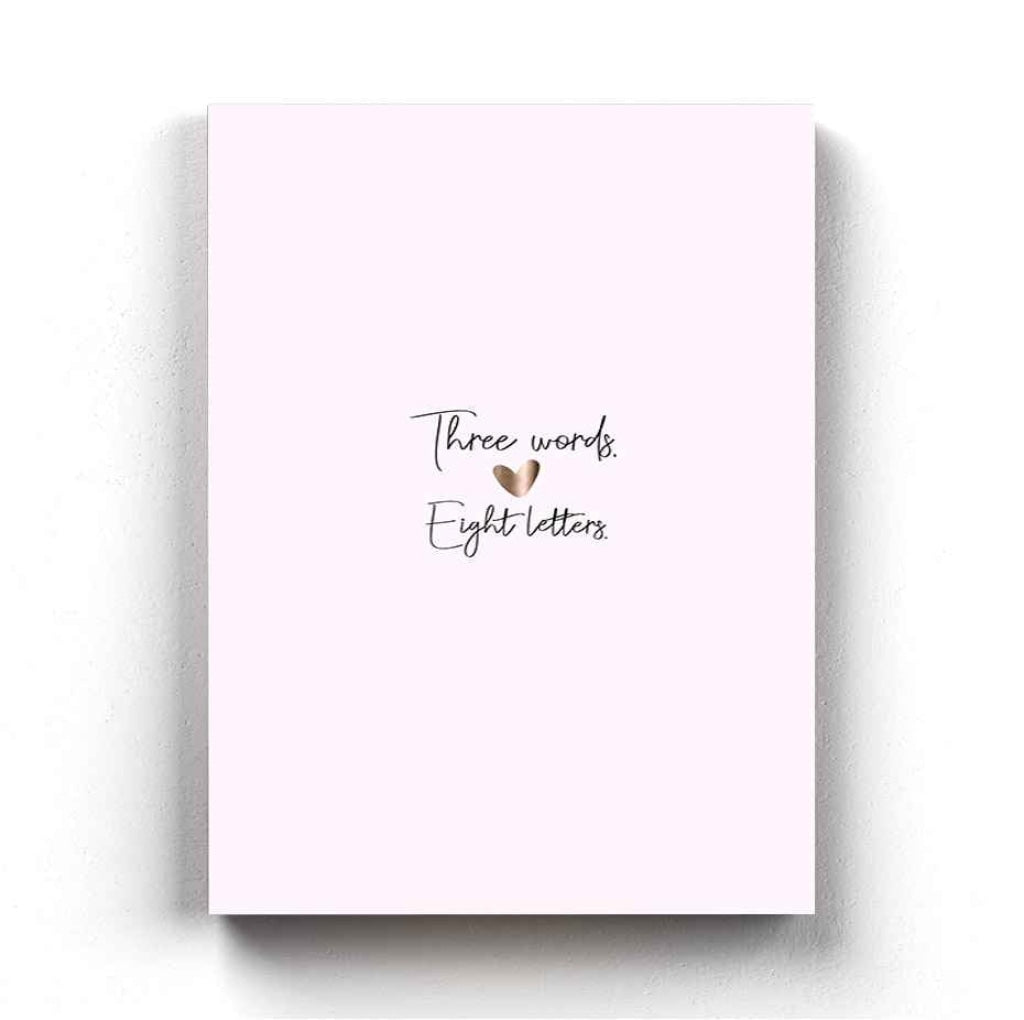 I Love You - Quotes Art Frame For Wall Decor- Funkydecors Xs / Canvas Posters Prints & Visual