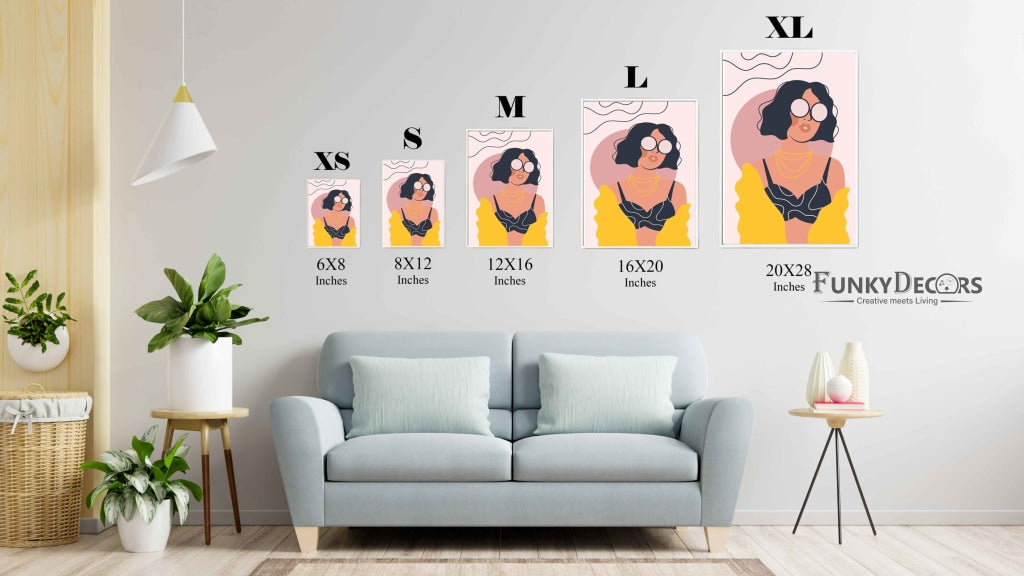 I See You - Women Portrait Art Frame For Wall Decor- Funkydecors Posters Prints & Visual Artwork