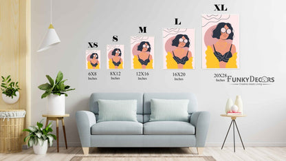 I See You - Women Portrait Art Frame For Wall Decor- Funkydecors Posters Prints & Visual Artwork