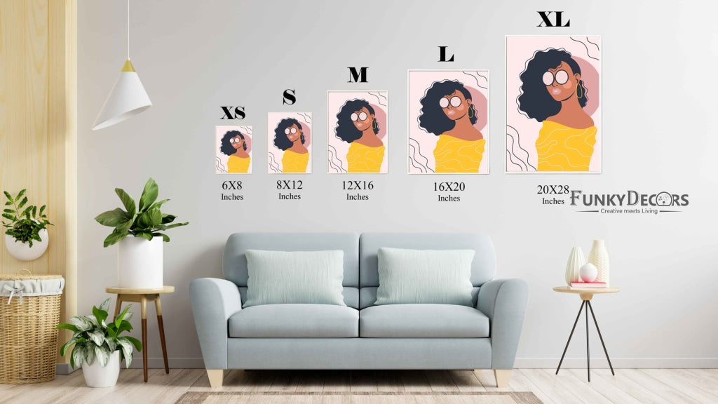 I See You - Women Portrait Art Frame For Wall Decor- Funkydecors Posters Prints & Visual Artwork