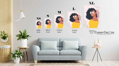 I See You - Women Portrait Art Frame For Wall Decor- Funkydecors Posters Prints & Visual Artwork