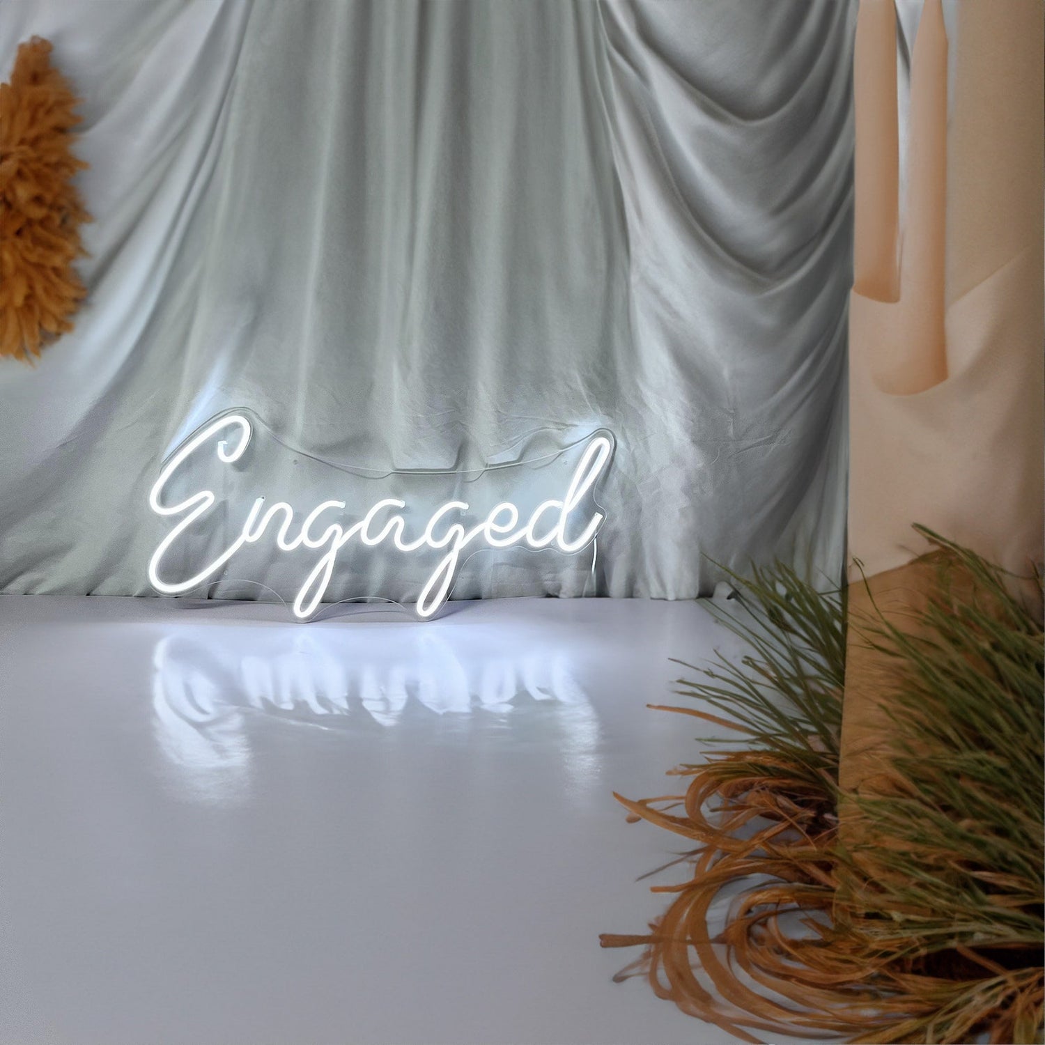 Neon Sign Custom | Neon Sign Engaged | Wedding Neon Sign | Led Neon Sign Art | Neon Sign Wall Decor | Neon Sign Bedroom | Neon Light Signs | FunkyDecors
