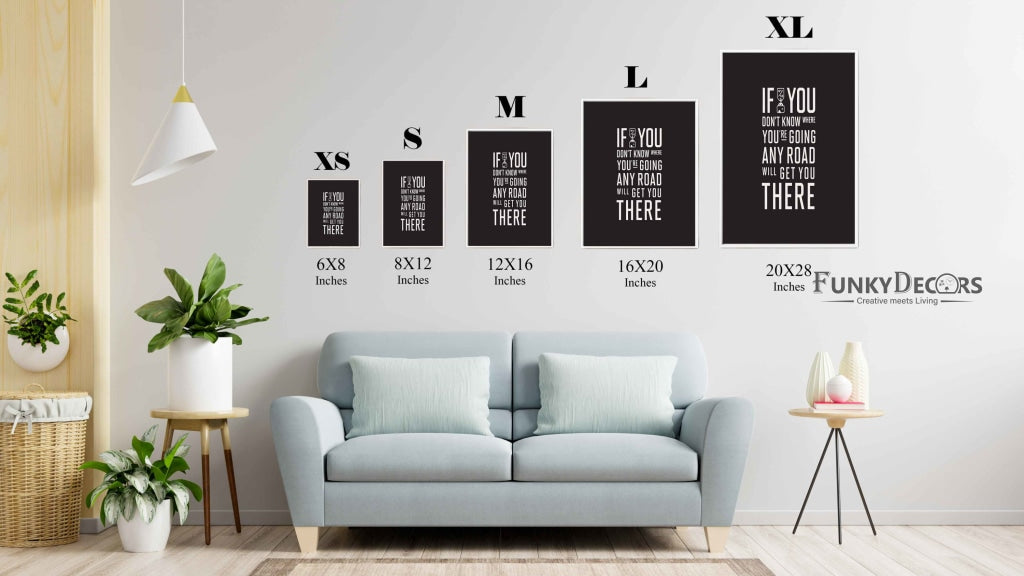 Inspirational Quotes Art Frame For Wall Decor- Funkydecors Posters Prints &amp; Visual Artwork