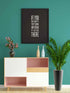 Inspirational Quotes Art Frame For Wall Decor- Funkydecors Xs / Black Posters Prints & Visual