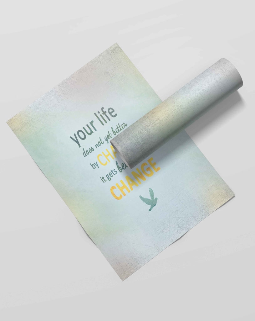 Inspirational Quotes Art Frame For Wall Decor- Funkydecors Xs / Roll Posters Prints &amp; Visual Artwork