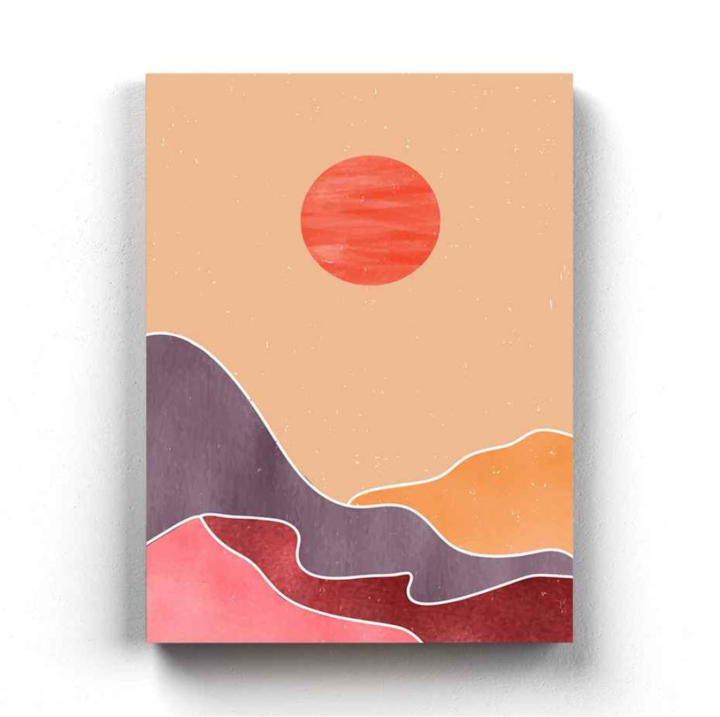 Land Of Colours - Abstract Art Frame For Wall Decor- Funkydecors Xs / Canvas Posters Prints & Visual