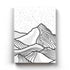 Land Of Lines Achromatic Art Frame For Wall Decor- Funkydecors Xs / Canvas Posters Prints & Visual