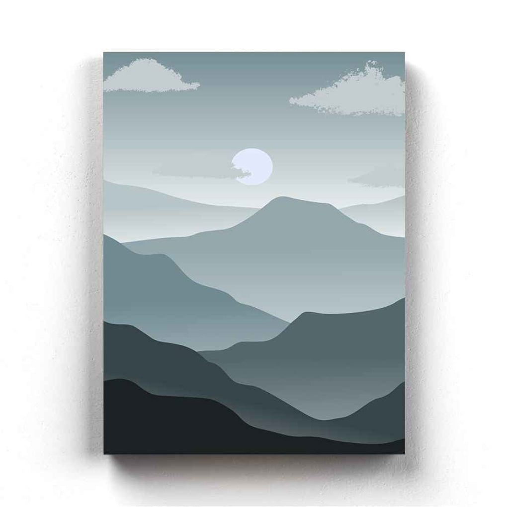 Land Of Shades - Achromatic Art Frame For Wall Decor- Funkydecors Xs / Canvas Posters Prints &amp;