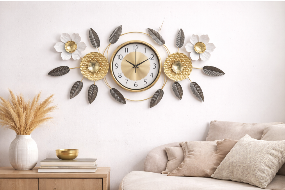 large modern wall clock home decor