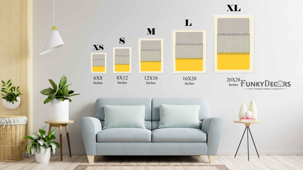 Law Of Lines - Minimal Art Frame For Wall Decor- Funkydecors Posters Prints & Visual Artwork