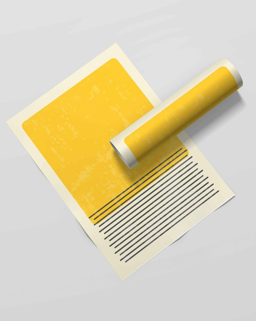 Law Of Lines - Minimal Art Frame For Wall Decor- Funkydecors Xs / Roll Posters Prints &amp; Visual
