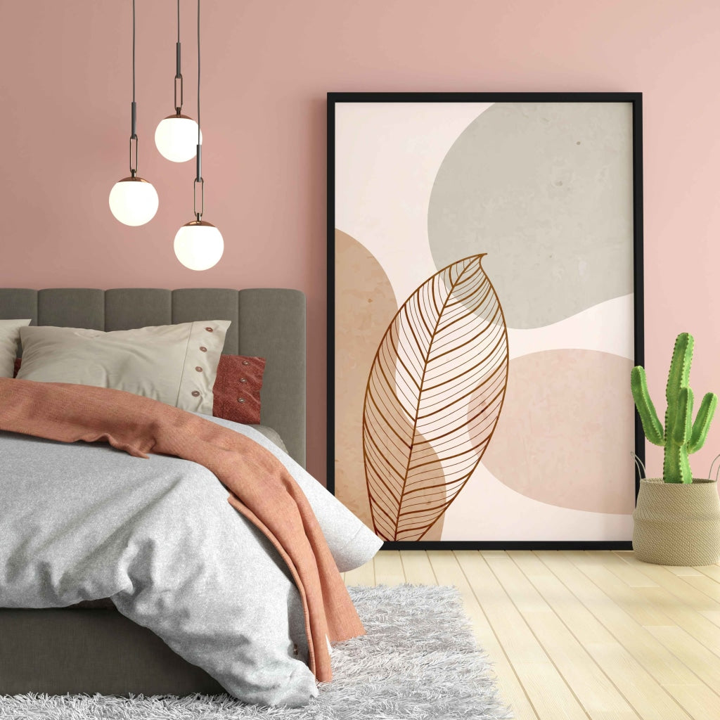 Leaf Art - Nature Frame For Wall Decor- Funkydecors Xs / Black Posters Prints &amp; Visual Artwork