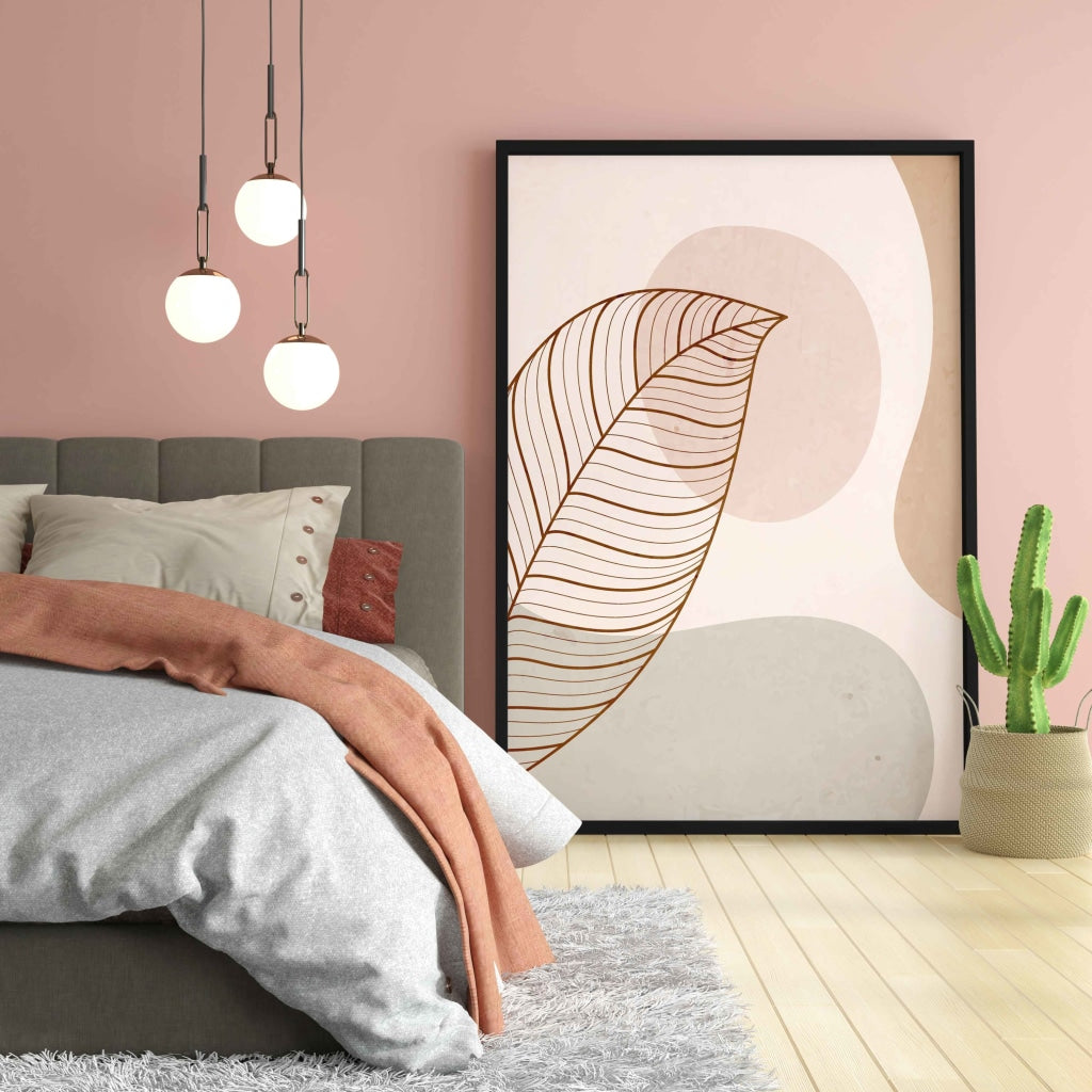 Leaf Art - Nature Frame For Wall Decor- Funkydecors Xs / Black Posters Prints &amp; Visual Artwork