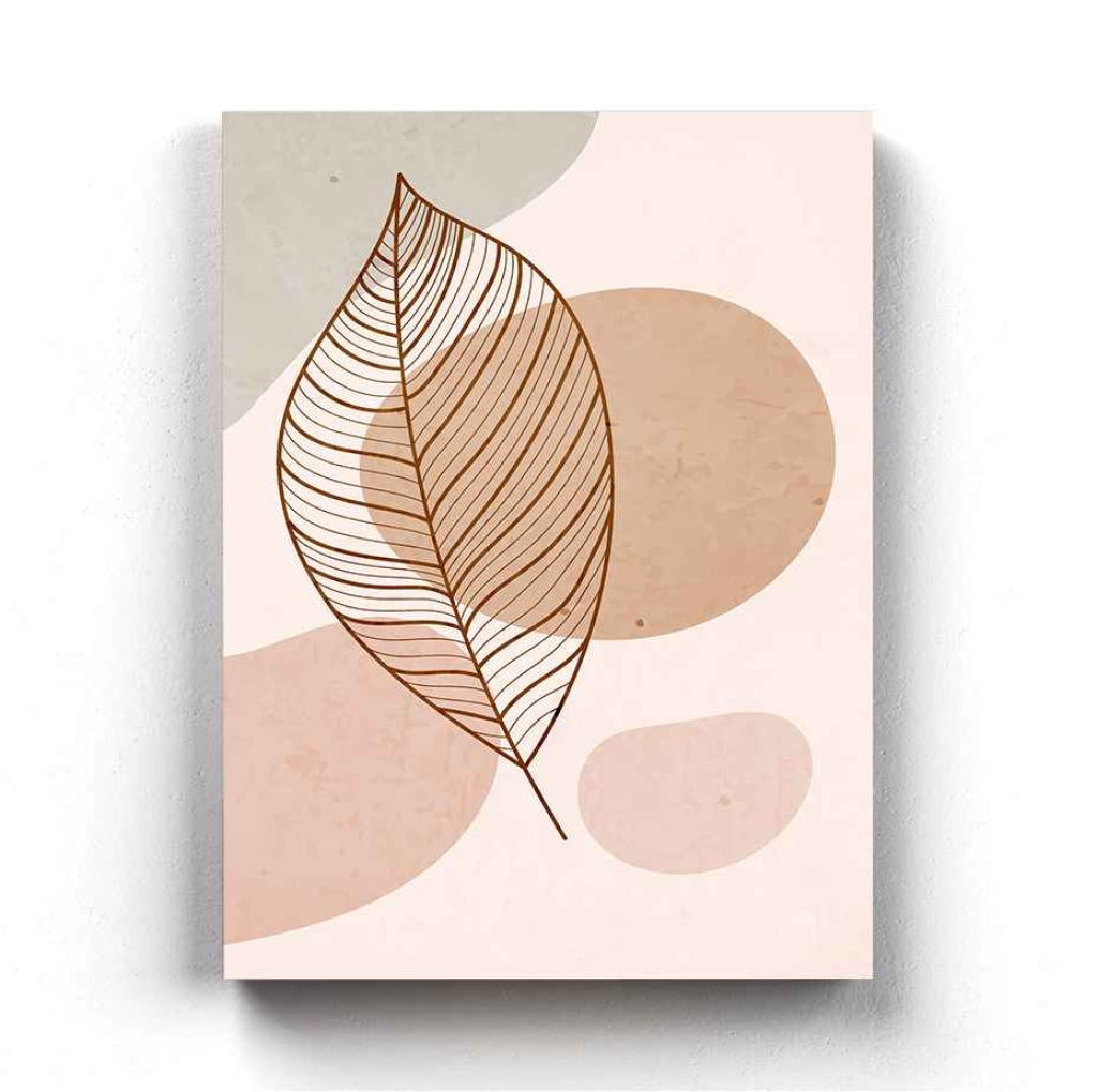 Leaf Art - Nature Frame For Wall Decor- Funkydecors Xs / Canvas Posters Prints & Visual Artwork