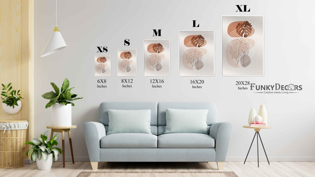 Leaf Overlay Art - Nature Frame For Wall Decor- Funkydecors Posters Prints &amp; Visual Artwork
