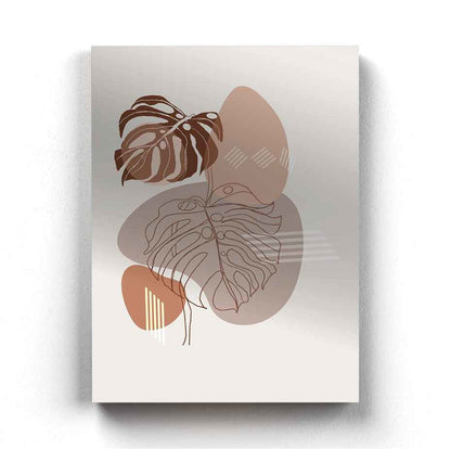 Leaf Overlay Art - Nature Frame For Wall Decor- Funkydecors Xs / Canvas Posters Prints & Visual