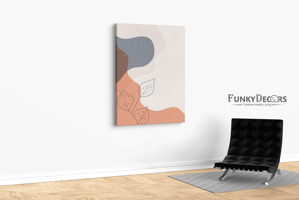 Leaf Overlay Patterns - Minimal Art Frame For Wall Decor- Funkydecors Posters Prints &amp; Visual