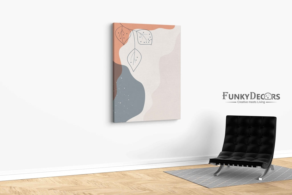 Leaf Overlay Patterns - Minimal Art Frame For Wall Decor- Funkydecors Posters Prints &amp; Visual